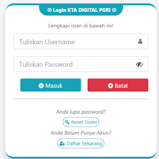 Register PGRI Pesawaran - Persatuan Guru Republik Indonesia Cabang Pesawaran
